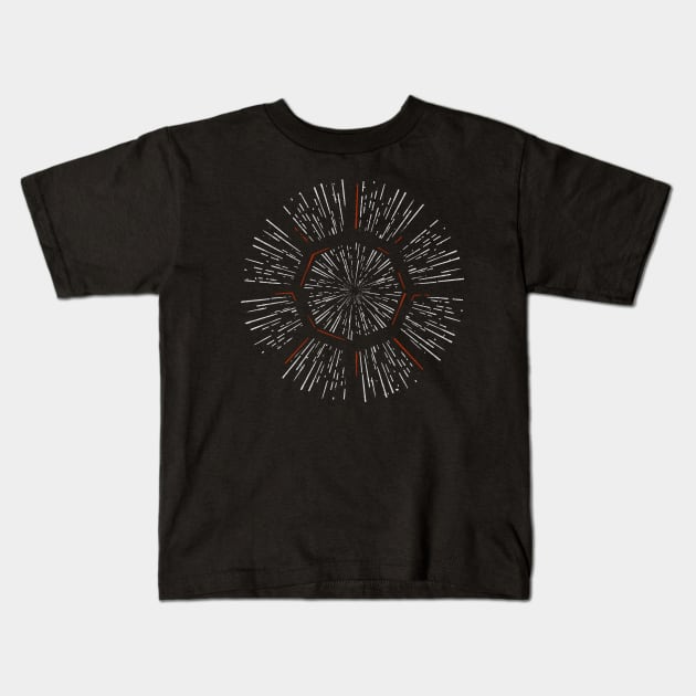 Light Speed Kids T-Shirt by Gintron